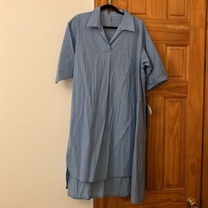 Koibito Misaki Short Sleeve Light Blue Dress - Size L (NWT)